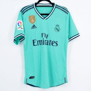 2019-20 Real Madrid Third Shirt Authentic #7 HAZARD Climachill - Image 2