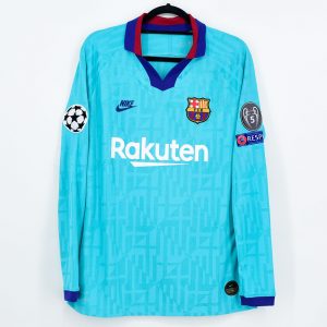 2019-20 Barcelona Third Shirt #3 Piqué Champions League Match Un Worn - Image 2