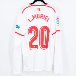 2017-18 Sevilla FC Home Shirt #20 L. MURIEL Match Worn