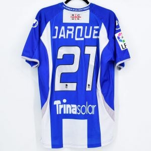 2009-10 Espanyol Home Shirt #21 JARQUE (Very Good) M