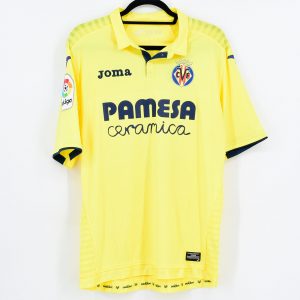 2017-18 Villarreal Home Shirt #9 BACCA Joma *BNWT* L - Image 2