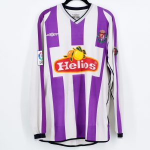 2001-02 Valladolid Home Shirt #18 RICCHETTI Match Worn - Image 2