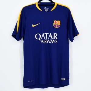 2015-16 Barcelona Training Shirt Blue Nike (Excellent) L - Image 1