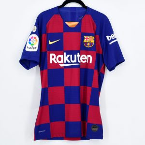 2019-20 Barcelona Home Shirt #2 SEMEDO Match Worn La Liga - Image 2