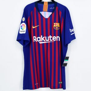 2018-19 Barcelona Player Issue Home Shirt #23 UMTITI Match Un Worn - Image 4