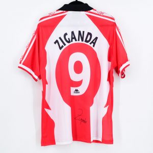1997-98 Ath. Club Bilbao Centenary Home Shirt #9 ZIGANDA Signed