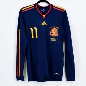 2010 Spain Away Shirt Player Issue #11 CAPDEVILLA Final World Cup 2010 - Image 2