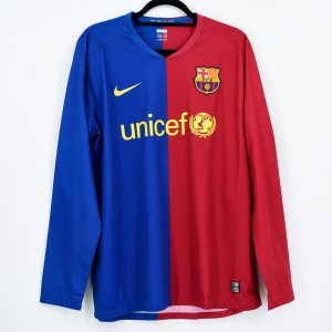 2008-09 Barcelona Player Issue Home L/S Shirt Nike *BNWT* L