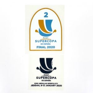 Original Player Issue 2019-20 Supercopa Patch 2020 Jeddah Atletico Madrid Black