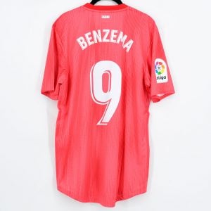 2018-19 Real Madrid Third Shirt Authentic #9 BENZEMA *BNWT* L Climachill