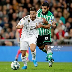 2019-20 Real Madrid Home Shirt Authentic #7 HAZARD Climachill Size L - Image 3