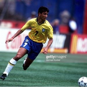 Brazil 1994 Home Shirt #7 BEBETO (Very Good) L - Image 3