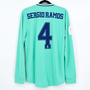 Real Madrid Third Shirt Supercopa 2020 Jeddah #4 SERGIO RAMOS Climachill