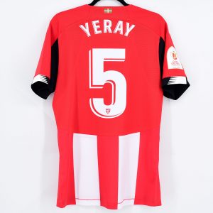 2019-20 Ath. Club Bilbao Home Shirt Player Issue #5 YERAY Copa del Rey Elite *BNWT* L