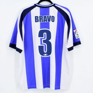 1999-00 Málaga CF Home Shirt #3 BRAVO Kelme (Very Good) L - Image 1