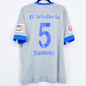 2018-19 Schalke 04 Away Shirt #5 NASTASIC Umbro Trikot - Image 1