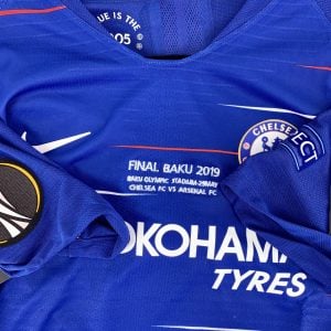 2018-19 Chelsea Final Europa League Authentic Shirt #10 HAZARD - Image 3