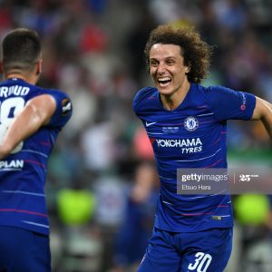 2018-19 Chelsea Final Europa League Authentic Shirt #30 DAVID LUIZ - Image 4