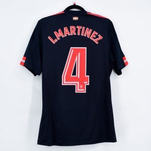 2017-18 Ath. Club Bilbao Away Shirt Player Issue #4 I. MARTINEZ - Image 1