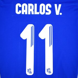 2016-17 Real Sociedad Home Name Set #11 CARLOS VELA - Image 1