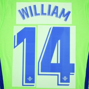 2018-19 Betis Third Name Set Player Issue #14 WILLIAM
