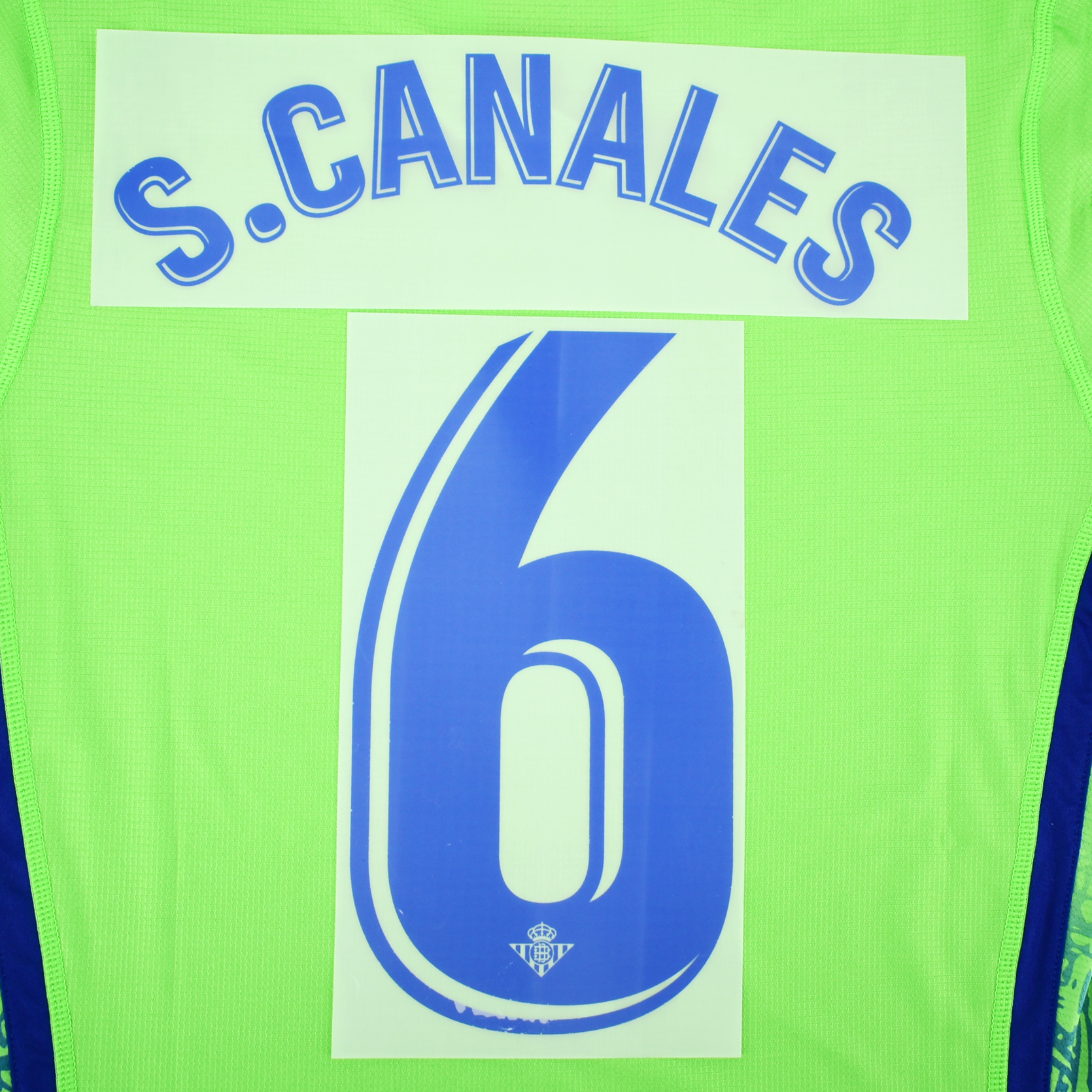 2018-19 Betis Name Set Third CANALES