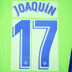 2018-19 Betis Third Name Set Player Issue #17 JOAQUIN