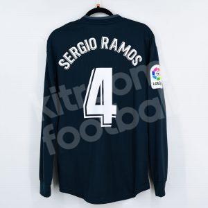 2018-19 Real Madrid Authentic Away Shirt #4 S. RAMOS BNWT M Climachill - Image 1