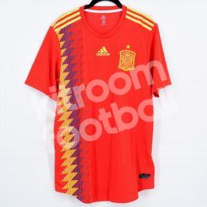 2018 Spain Home Shirt Player Issue Climachill (Size 8)