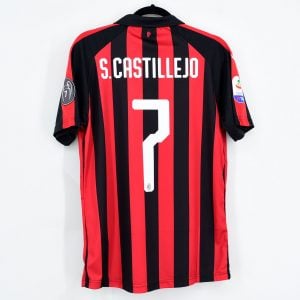 2018-19 AC Milan Home Authentic Shirt #7 S. CASTILLEJO *New* M