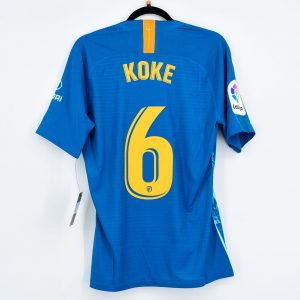 2018-19 Atletico Madrid Player Issue Third Shirt #6 KOKE La Liga