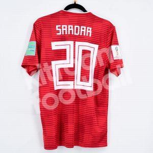 Iran World Cup 2018 Russia Away Player Issue Shirt #20 SARDAR vs Spain