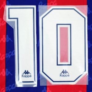 1992-95 Barcelona KAPPA Number Flock  #10 (Romario)