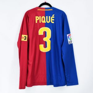 2008-09 Barcelona Player Issue Home Shirt #3 PIQUÉ (Very Good) XL - Image 1