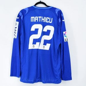 2012-13 Valencia CF Away  Shirt #24 MATHIEU Match Worn