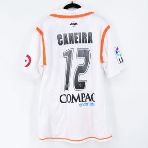 2007-08 Valencia CF Home Shirt #12 CANEIRA Match Worn