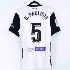 2017-18 Valencia CF Home Shirt #5 G. PAULISTA Match Un Worn - Image 1