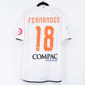 2008-09 Valencia CF Home Shirt #18 FERNANDES Match Worn
