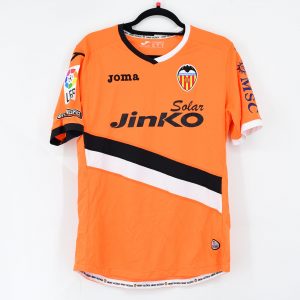 2013-14 Valencia CF Away Shirt #12 D. PABON Match Worn - Image 2