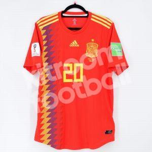Spain World Cup 2018 Home Shirt Player Issue #20 M. ASENSIO 8 Climachill vs Russia - Image 2