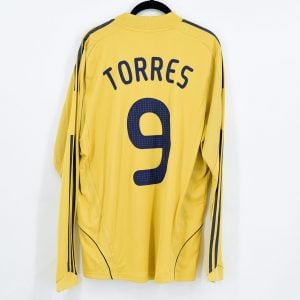 Euro 2008 Spain Away Shirt Player Issue #9 F. TORRES Formotion - Image 1