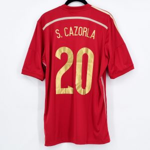 2014-15 Spain Home Shirt #20 S. CAZORLA *New* M Adidas