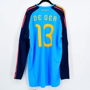 2011 Spain Goalkeeper Shirt #13 DE GEA Match Un Worn U-21 Formotion