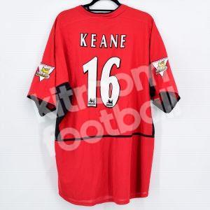 2003-04 Manchester United Home Shirt #16 KEANE (Excellent) XXL - Image 1