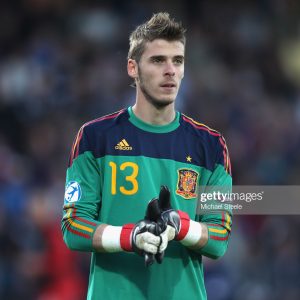 2011 Spain Goalkeeper Shirt #13 DE GEA Match Un Worn U-21 Formotion - Image 3