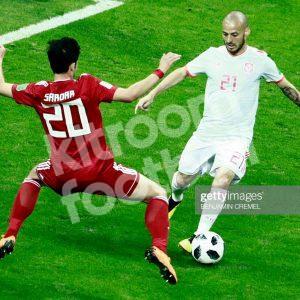 Iran World Cup 2018 Russia Away Player Issue Shirt #20 SARDAR vs Spain - Image 3