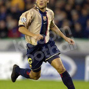 2002-03 Barcelona Third Shirt #10 RIQUELME Champions League (Good) XL - Image 4