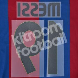 2006-07 Barcelona Home Name Set #19 MESSI Champions League Repro v1 - Image 3
