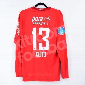 2019-20 Twente Home Shirt #13 KENTO L/S *New* M - Image 1