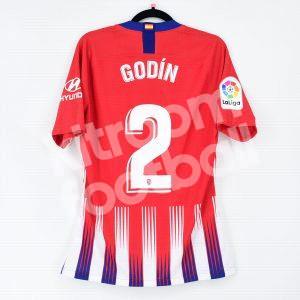 2018-19 Atletico Madrid Home Shirt #2 GODÍN Match Worn - Image 1
